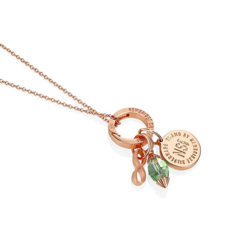 August Birthstone Pendant (Rose Gold) - Image 3