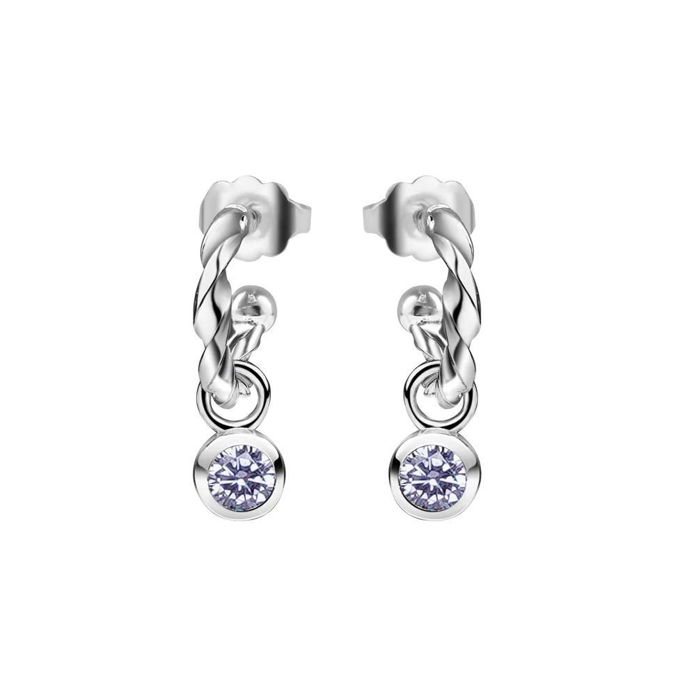Birthstone Earrings June - Image 3