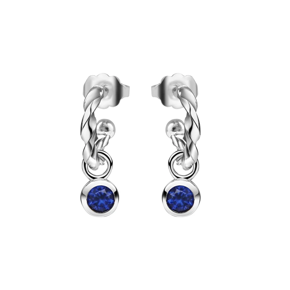 Birthstone Earrings September - Image 3