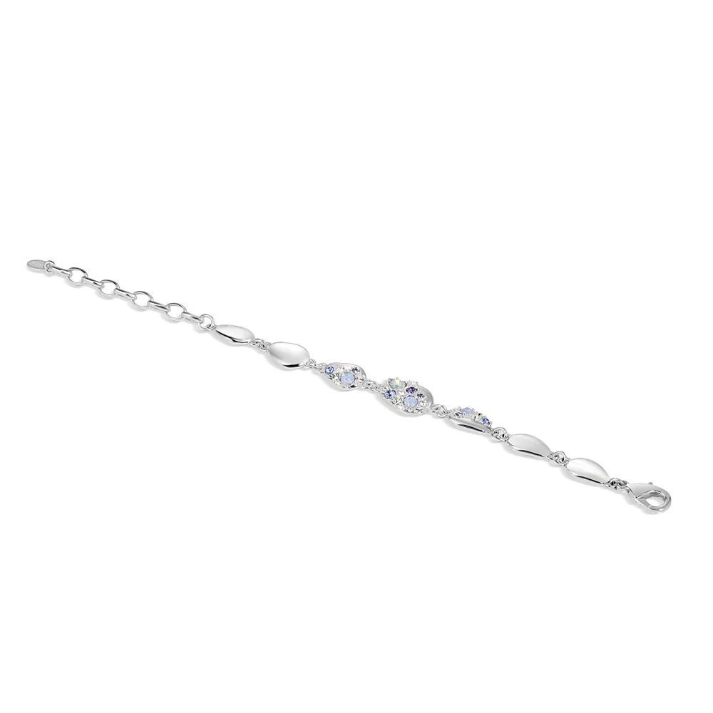 Bracelet with Blue and Clear Stones - Image 3