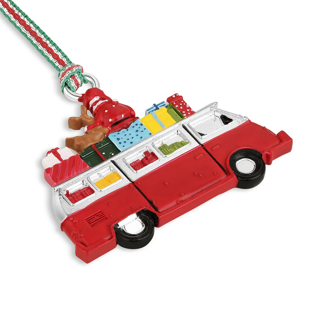 Camper Van with Santa Christmas Tree Decoration - Image 4