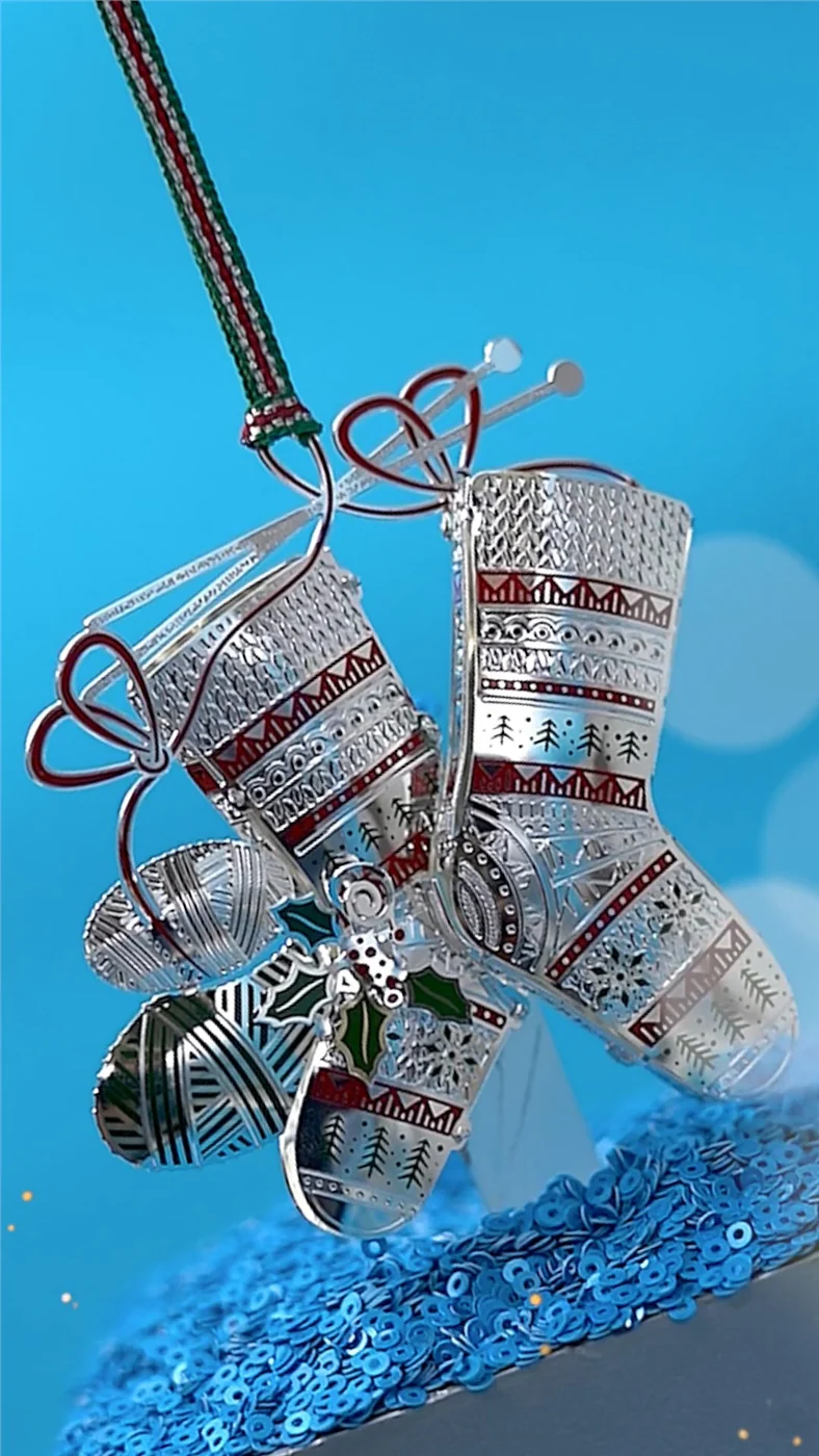Christmas Stockings Tree Decoration - Image 3