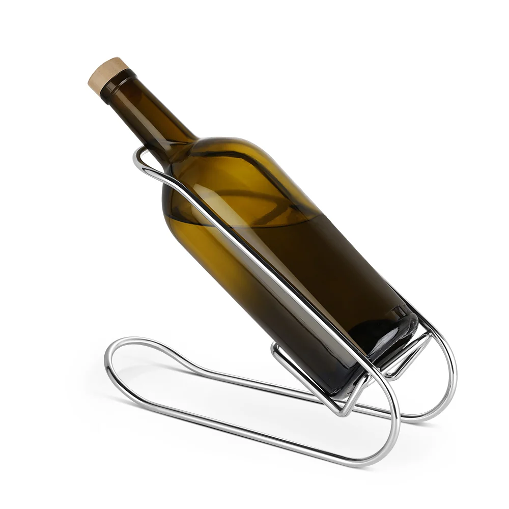 Chrome Plated Wine Bottle Stand - Image 3