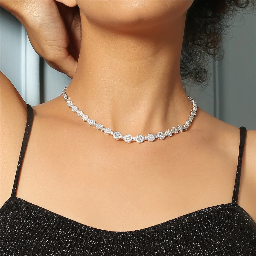Clear Cubic Zirconia Necklace - Image 2