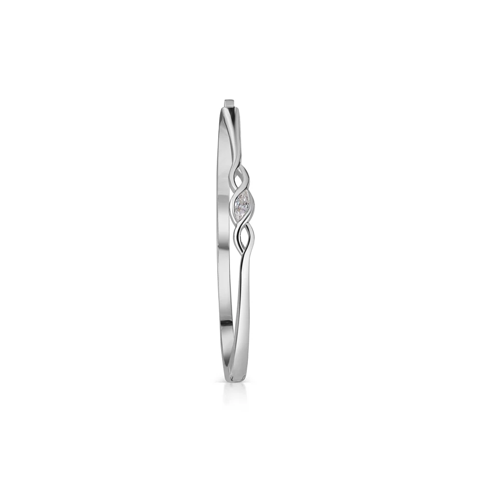 Clear Stone Bangle - Image 3