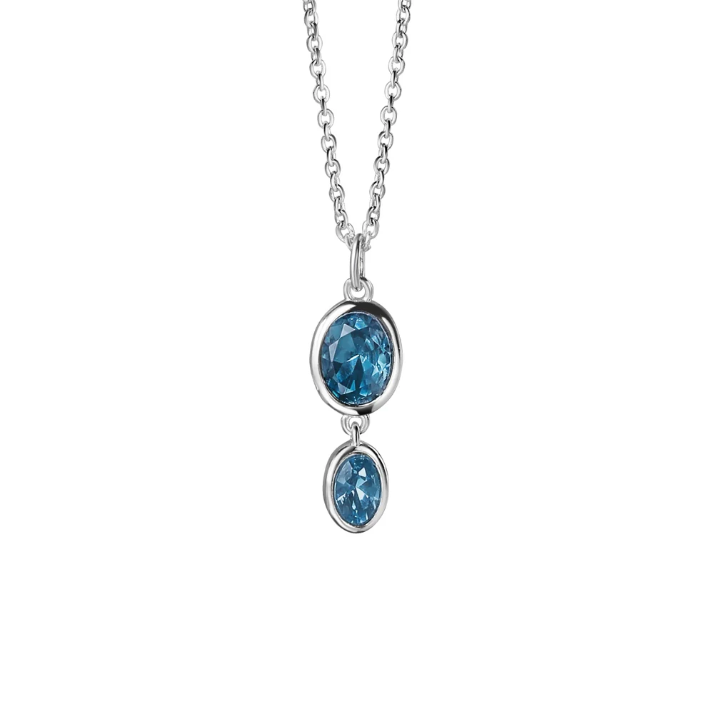 Dark Blue Stone Pendant - Image 3