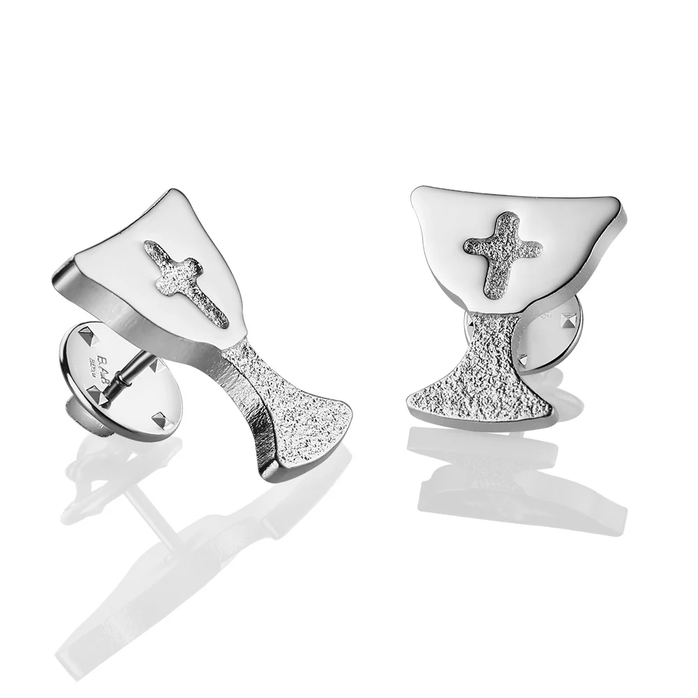 First Communion Tie Pin with Cross - Image 2