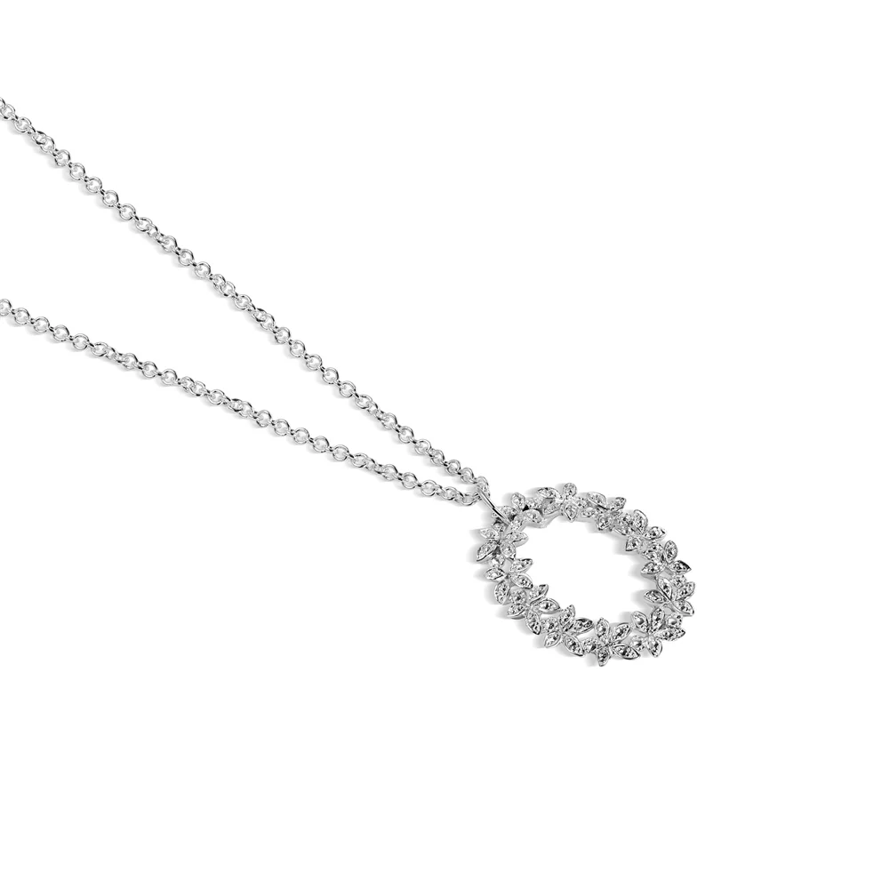 Floral Oval Ornate Pendant - Image 3