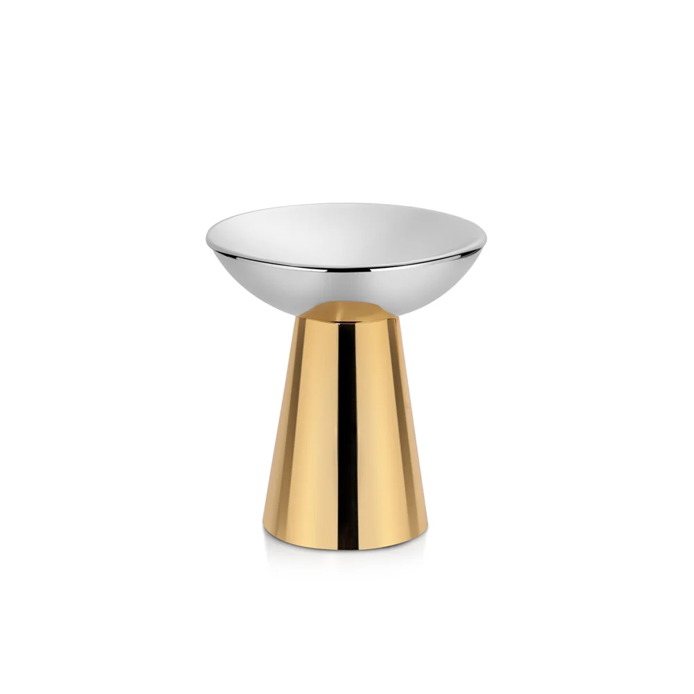 Gold and Silver Plated Candle Holder - Image 2