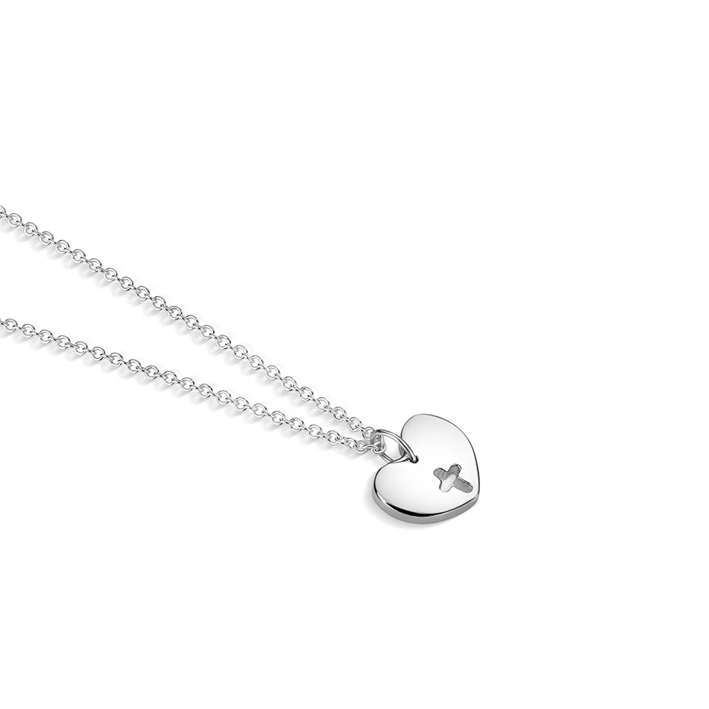 Heart Pendant with Cross - Image 3