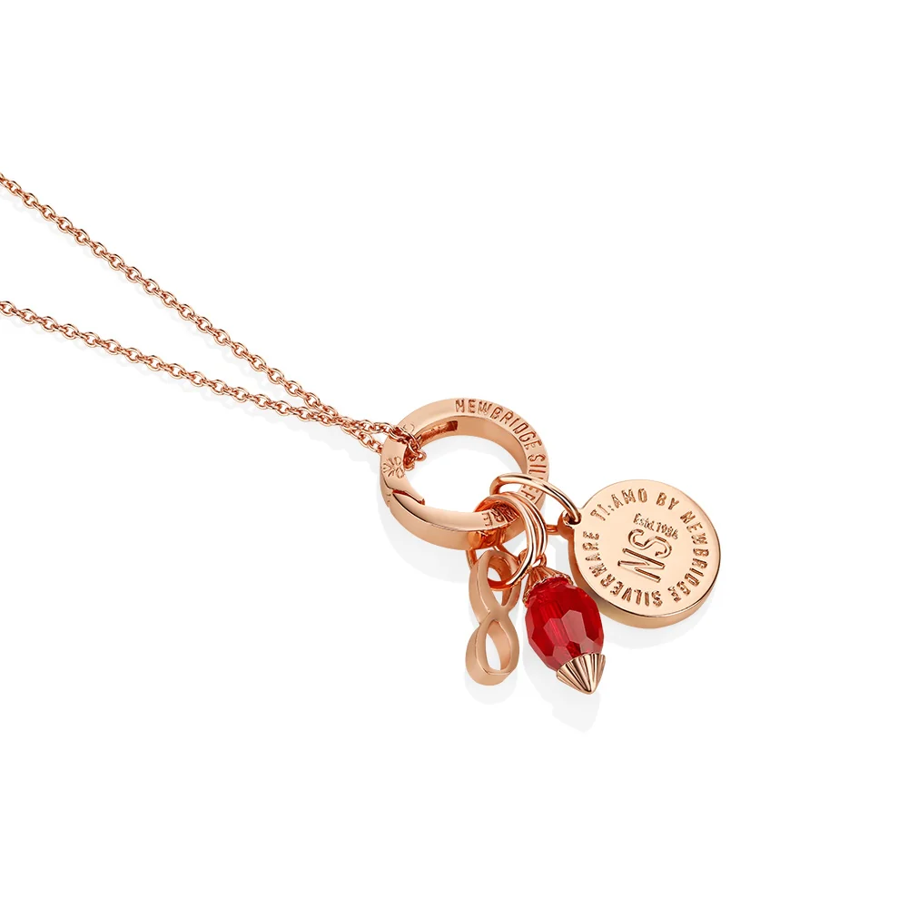 July Birthstone Pendant (Rose Gold) - Image 3