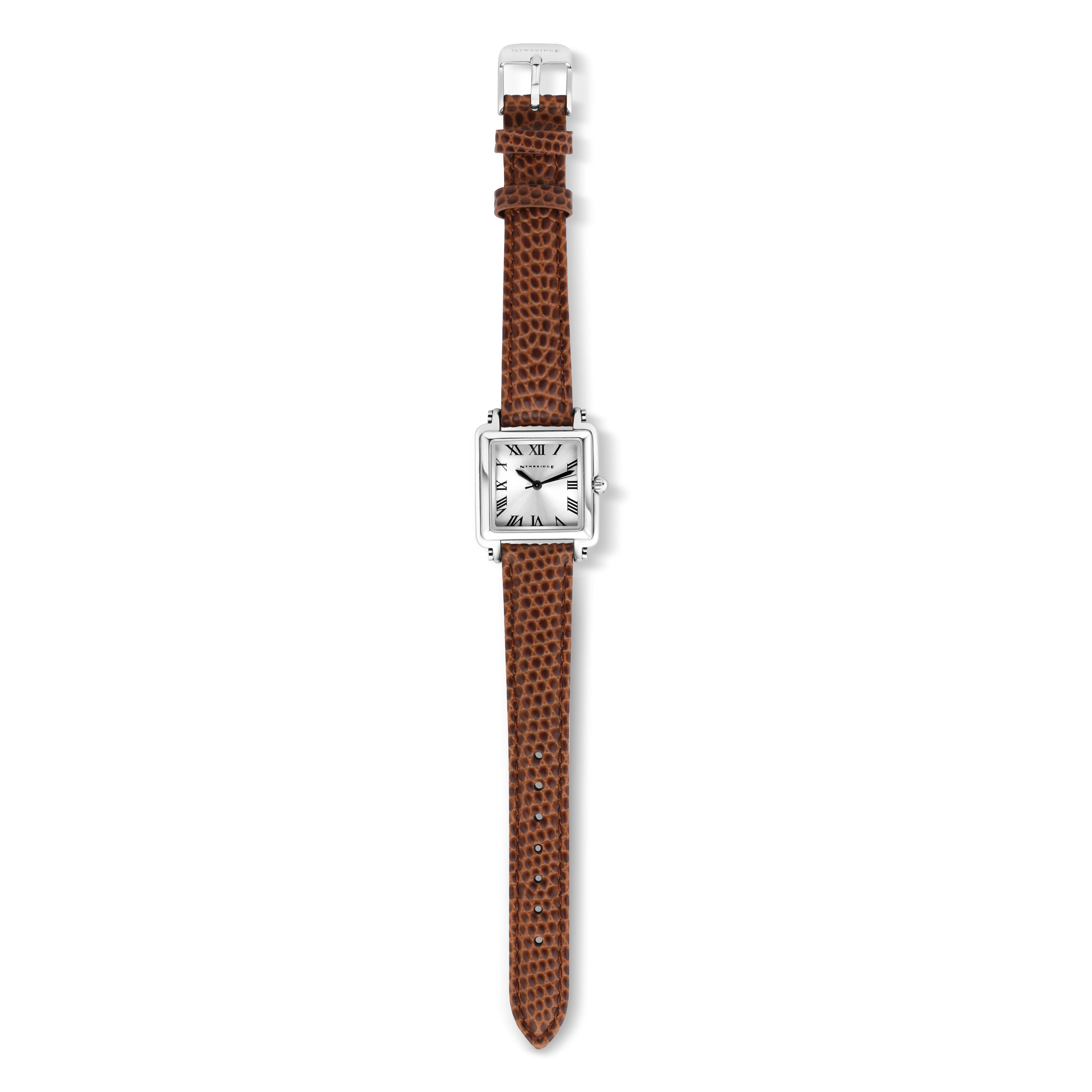 Ladies Watch with Bronze Colour Leather Strap - Image 3