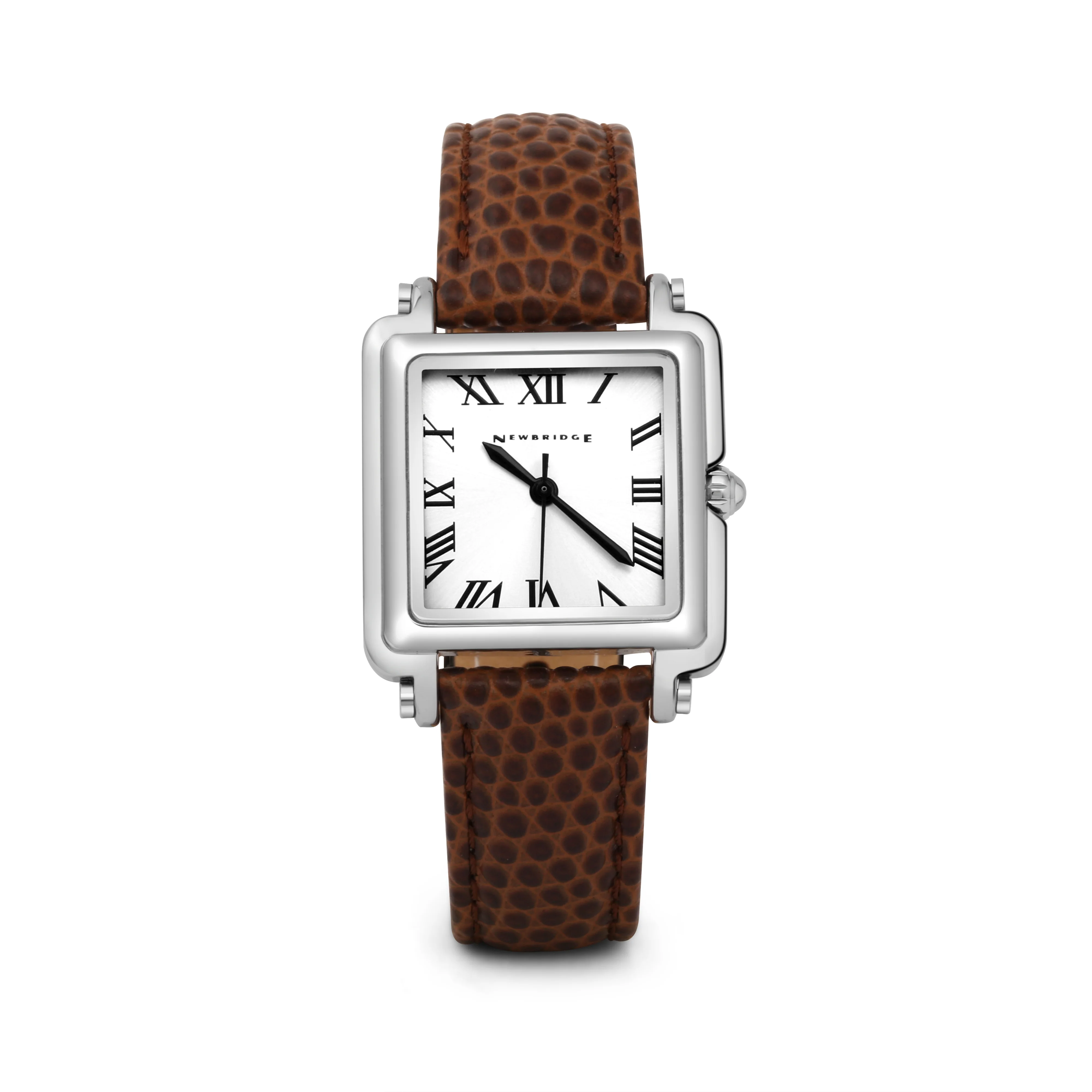Ladies Watch with Bronze Colour Leather Strap - Image 4