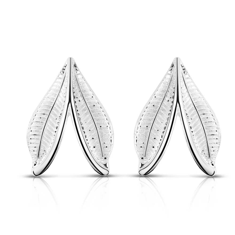 Leaf Stud Earrings - Image 3