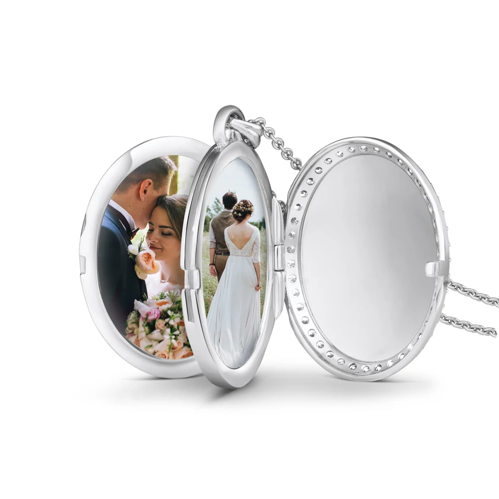 Locket with Clear Stones - Image 3