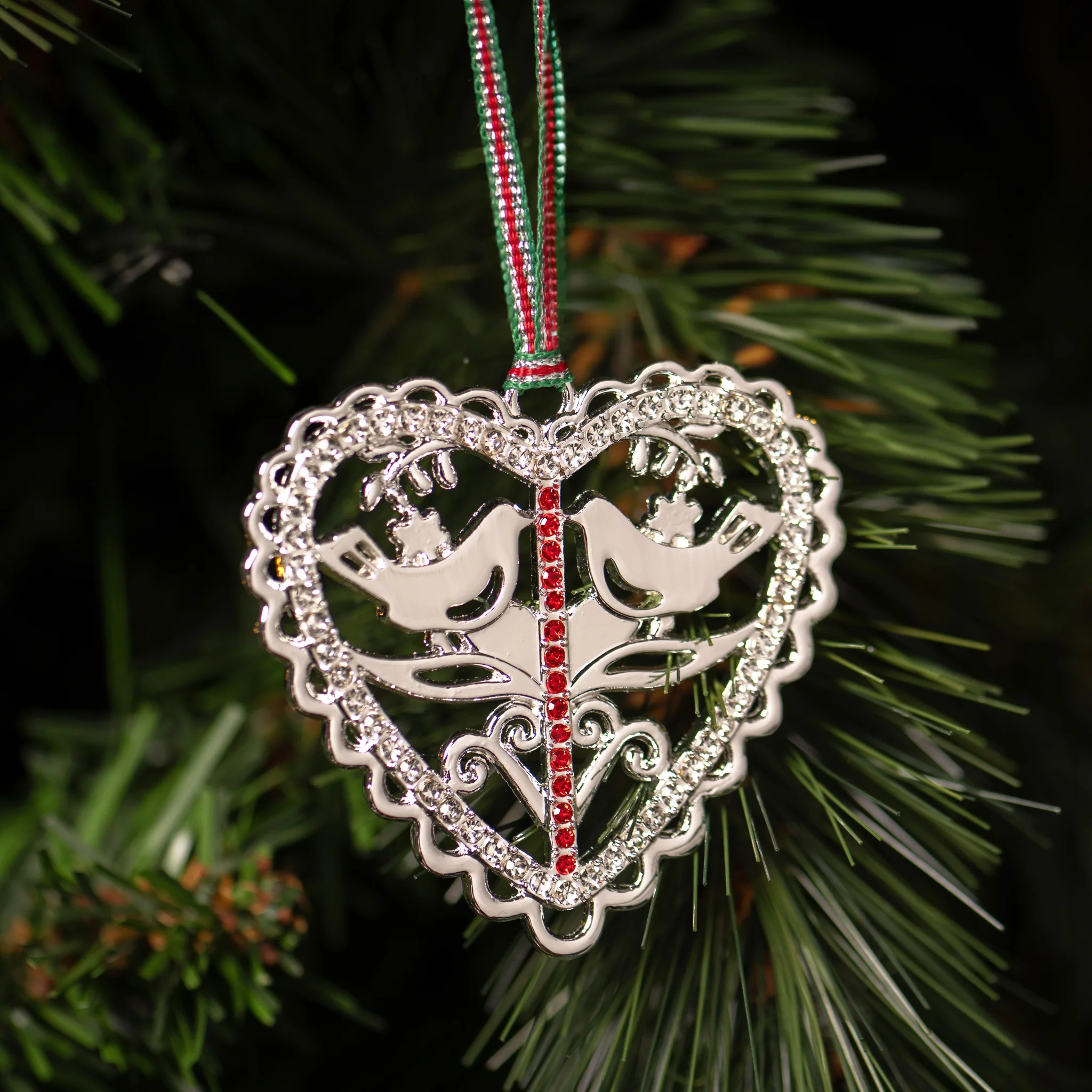 Love Birds Christmas Tree Decoration - Image 2