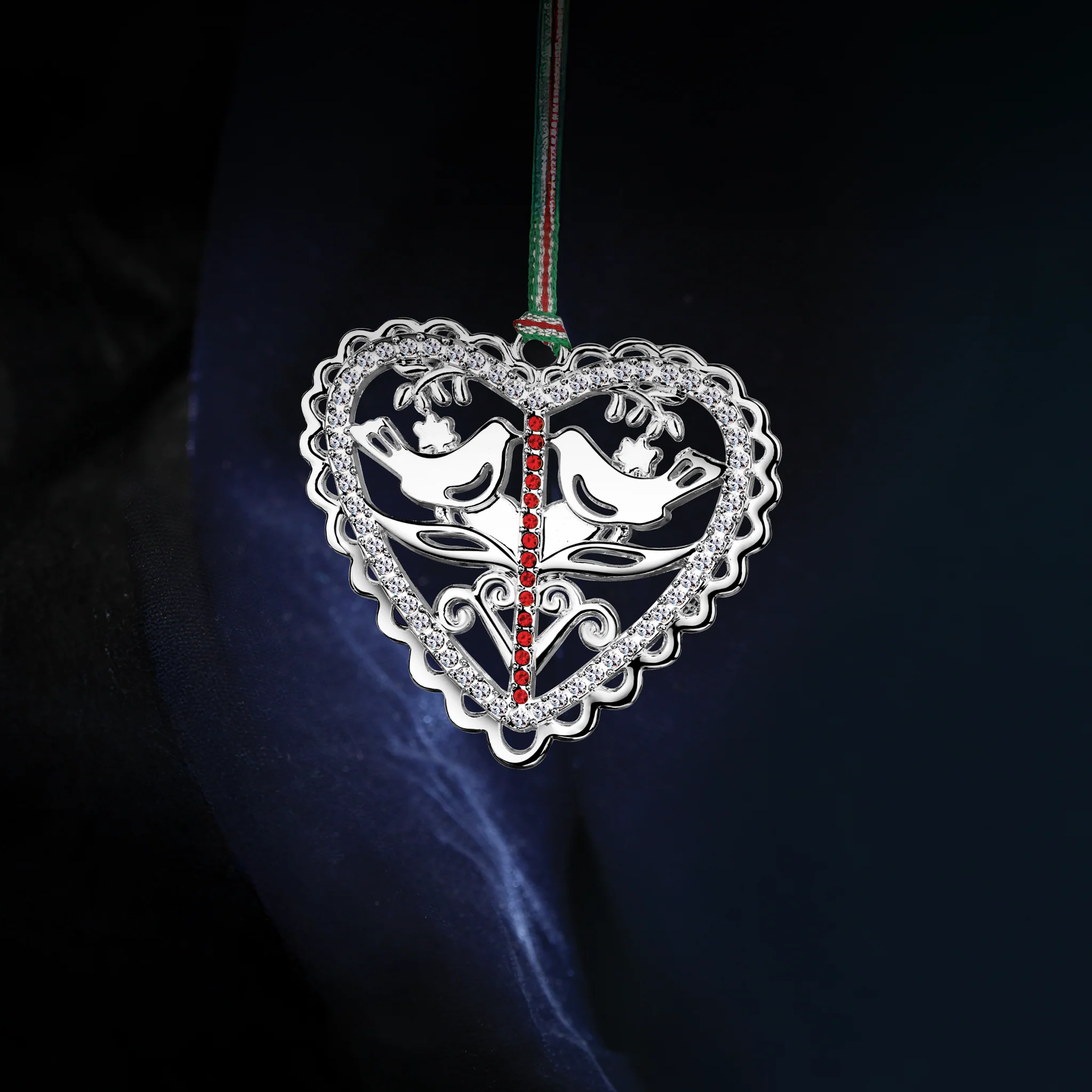 Love Birds Christmas Tree Decoration - Image 3