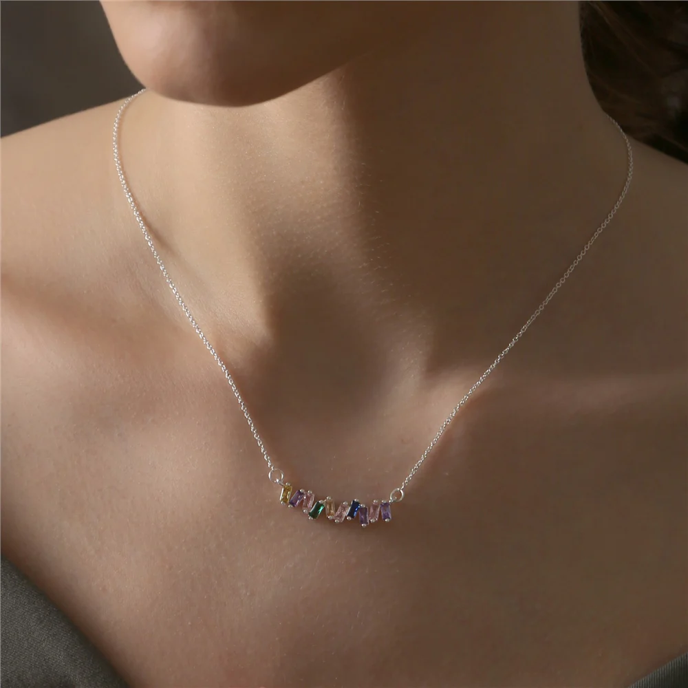 Multi Coloured Stone Necklace - Image 2