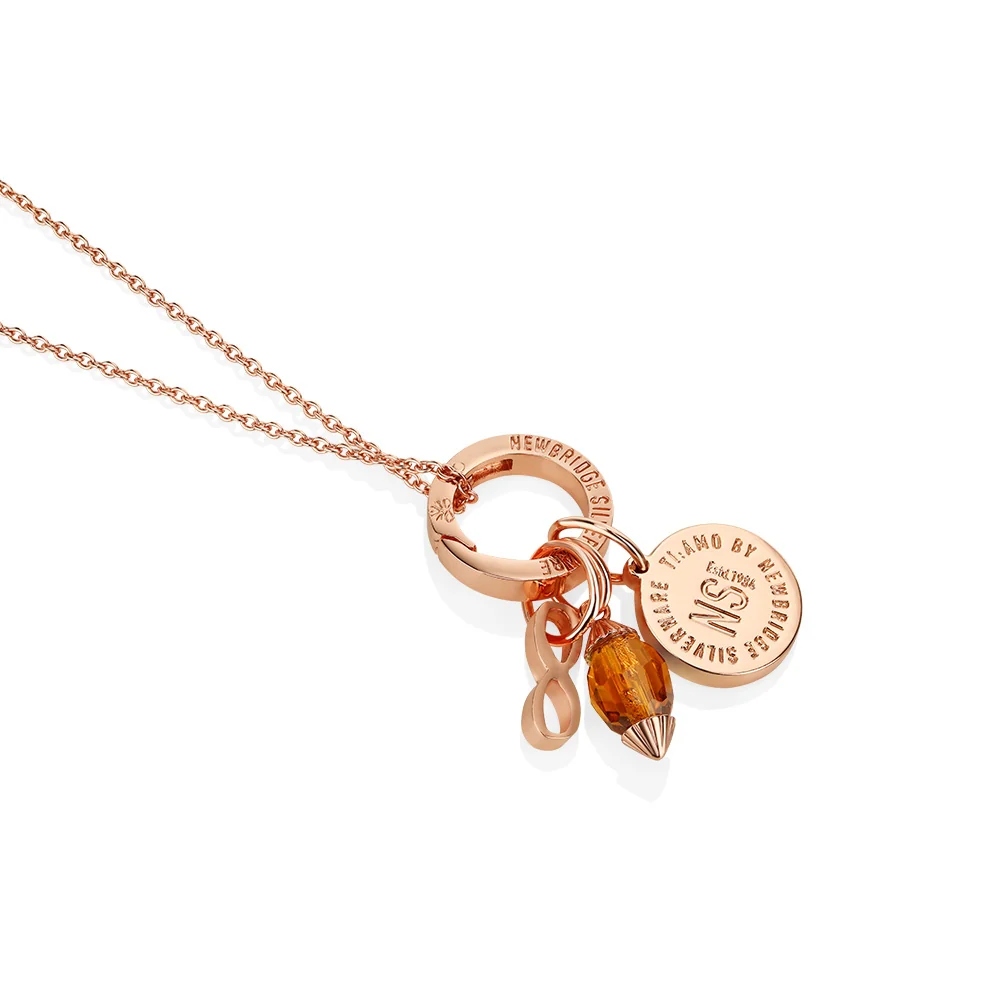 November Birthstone Pendant (Rose Gold) - Image 3