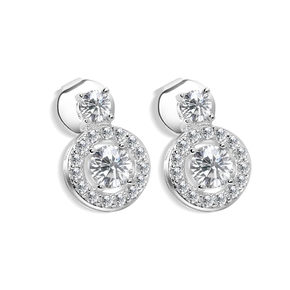 Petite Cubic Zirconia Earrings - Image 3