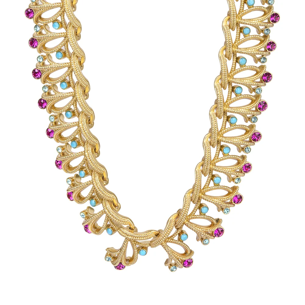 Pink & Turquoise Necklace - Image 3