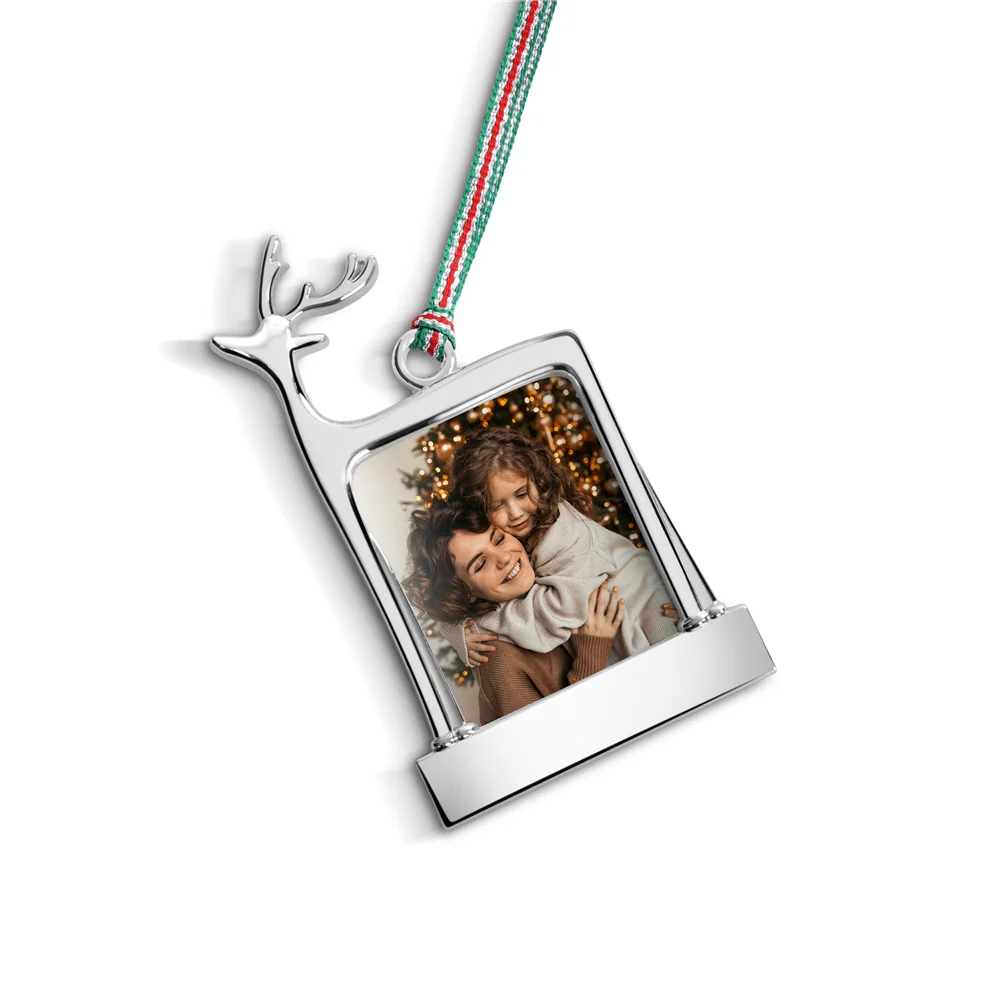 Reindeer Photo Frame Christmas Tree Decoration - Image 5