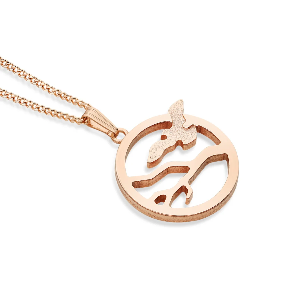 Rose Goldplate Ariel Pendant - Image 3