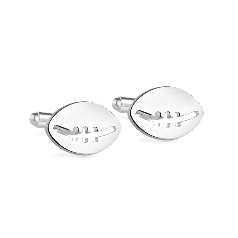 Rugby Ball Cufflinks - Image 3