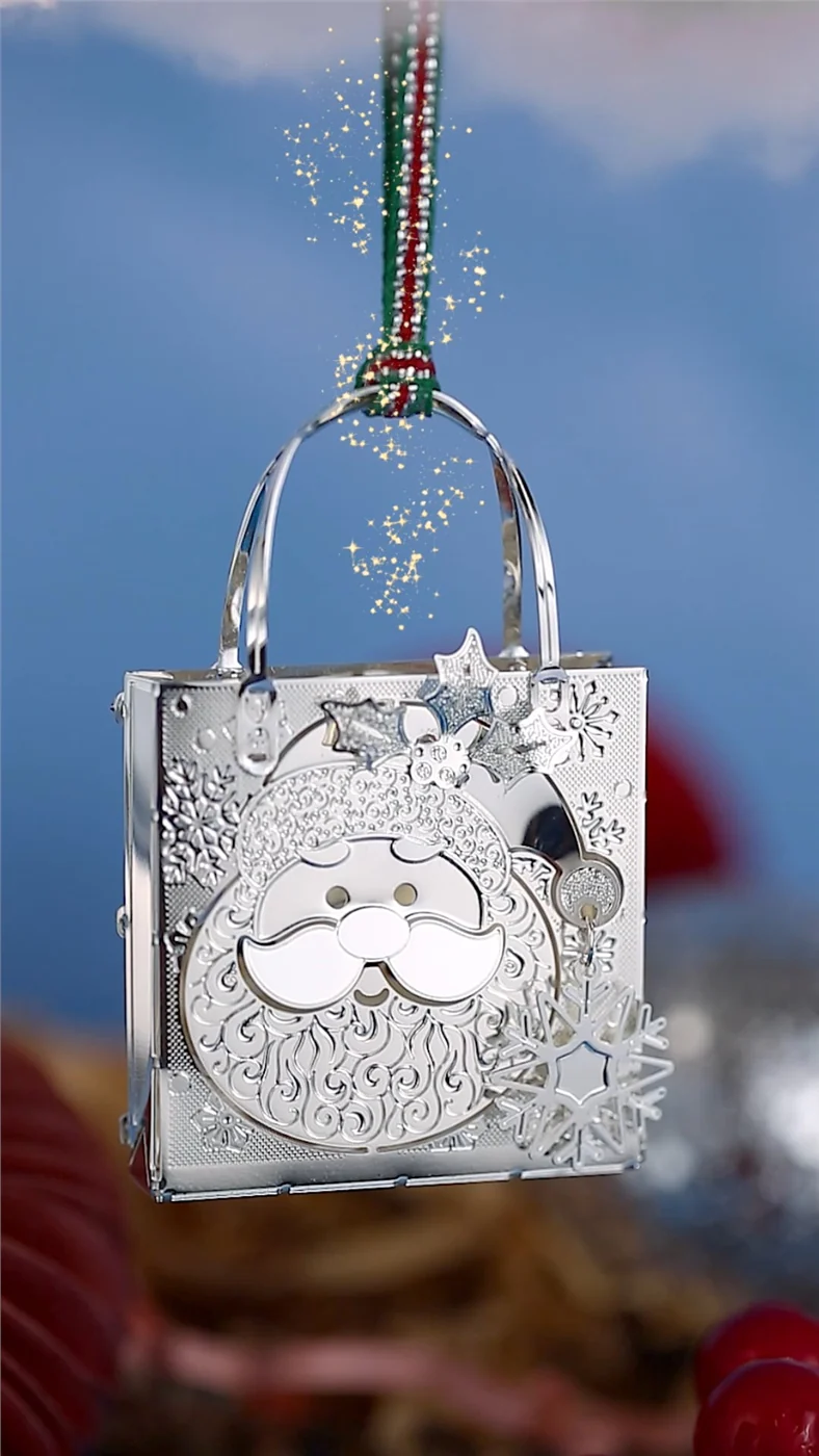 Santa Gift Bag Christmas Tree Decoration - Image 4