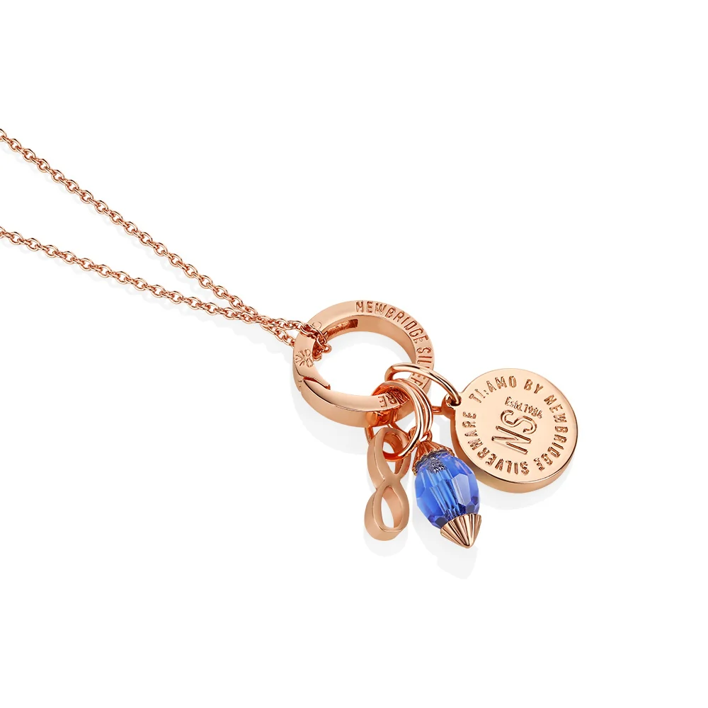 September Birthstone Pendant (Rose Gold) - Image 3