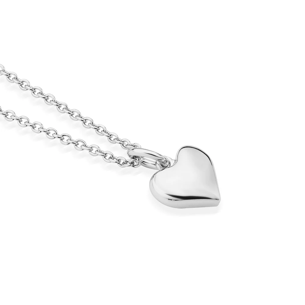 Silver Plated Pendant with Heart - Image 3