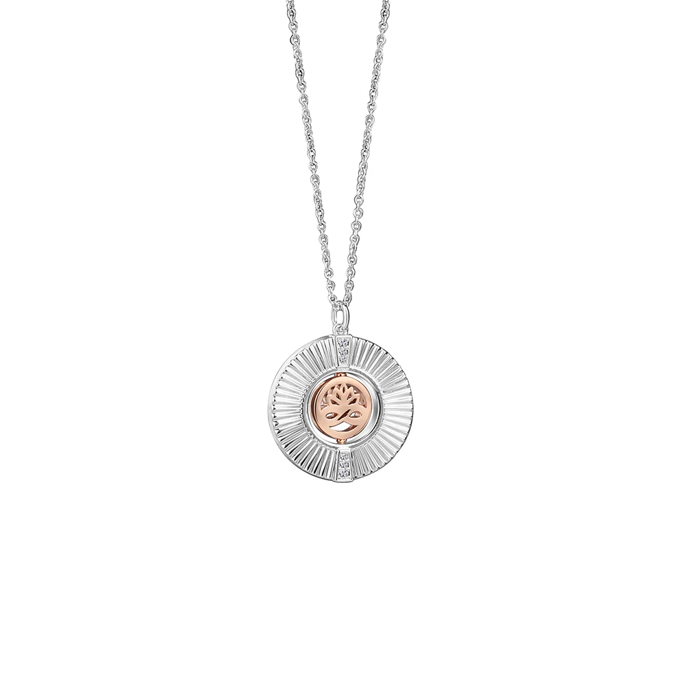 Silver & Rose Gold Plated Tiamo Pendant - Image 3