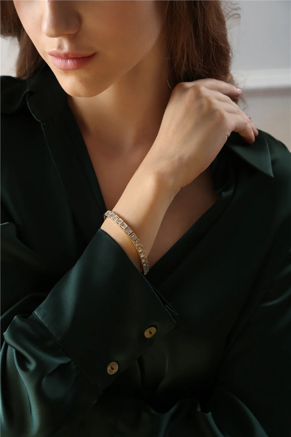 Square Stone Bracelet - Image 2