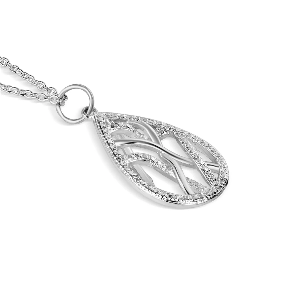 Tear Drop Textured Pendant - Image 3