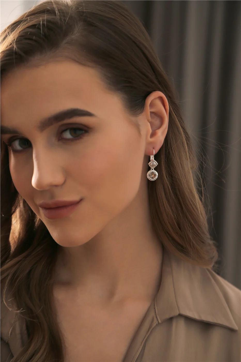 Ti Amo Light Peach Earrings - Image 2