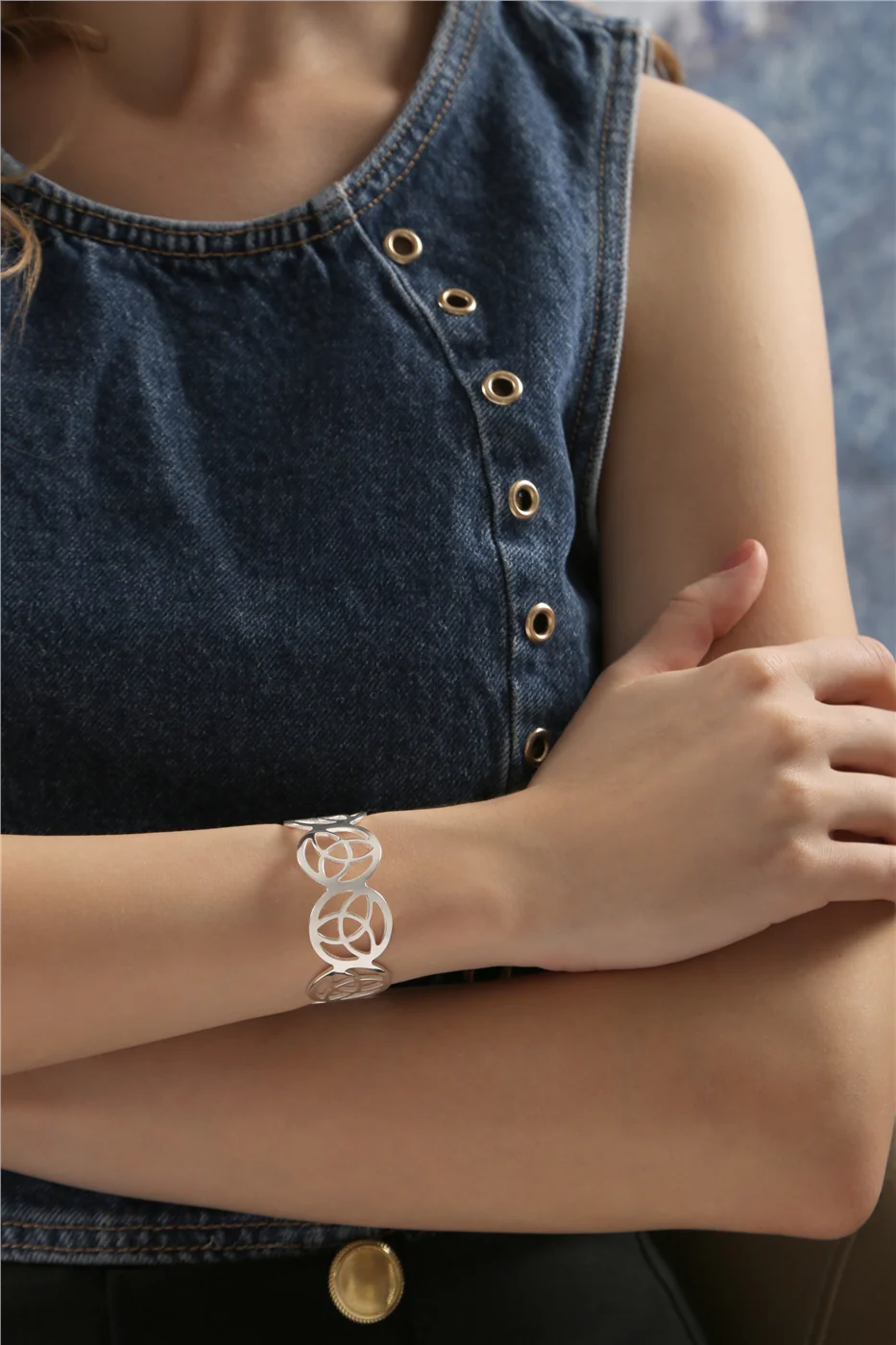Trinity Knot Bangle - Image 2