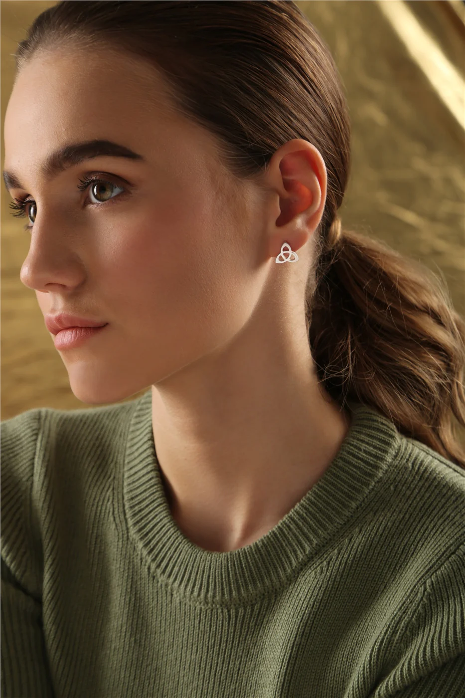 Trinity Knot Earrings - Image 3