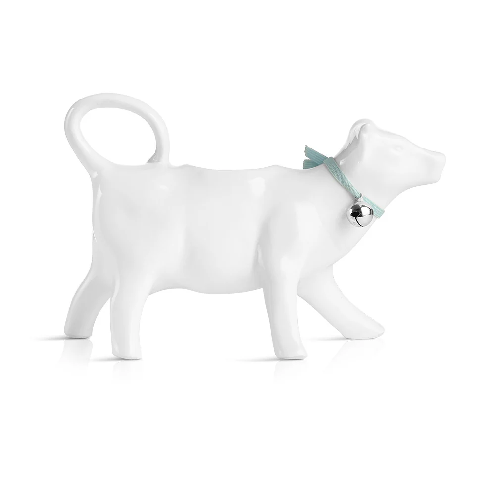 Whiteware Cow Milk Jug 140ml - Image 3